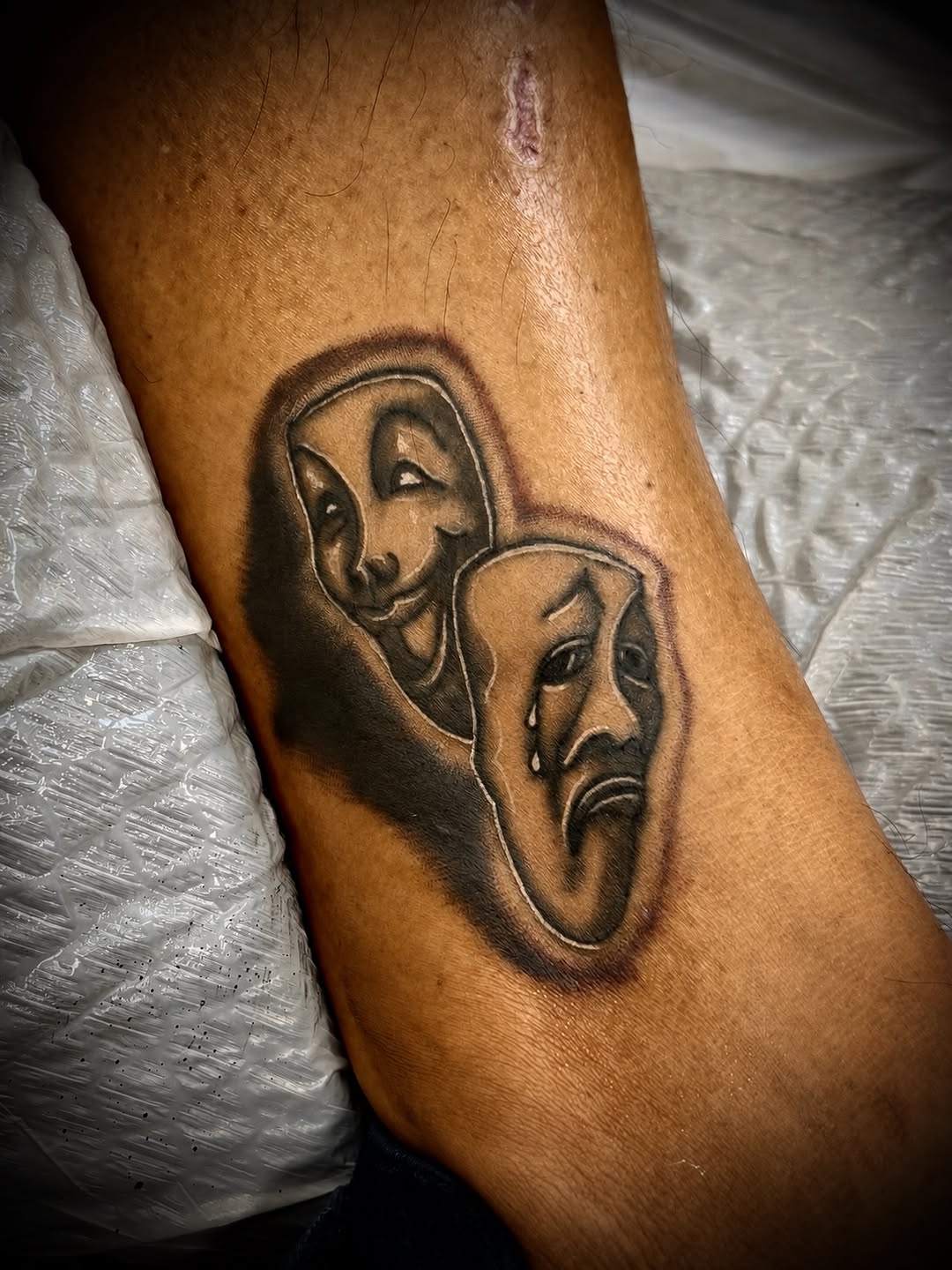 Tattoo by @tattoosbythomgreen — black_and_grey