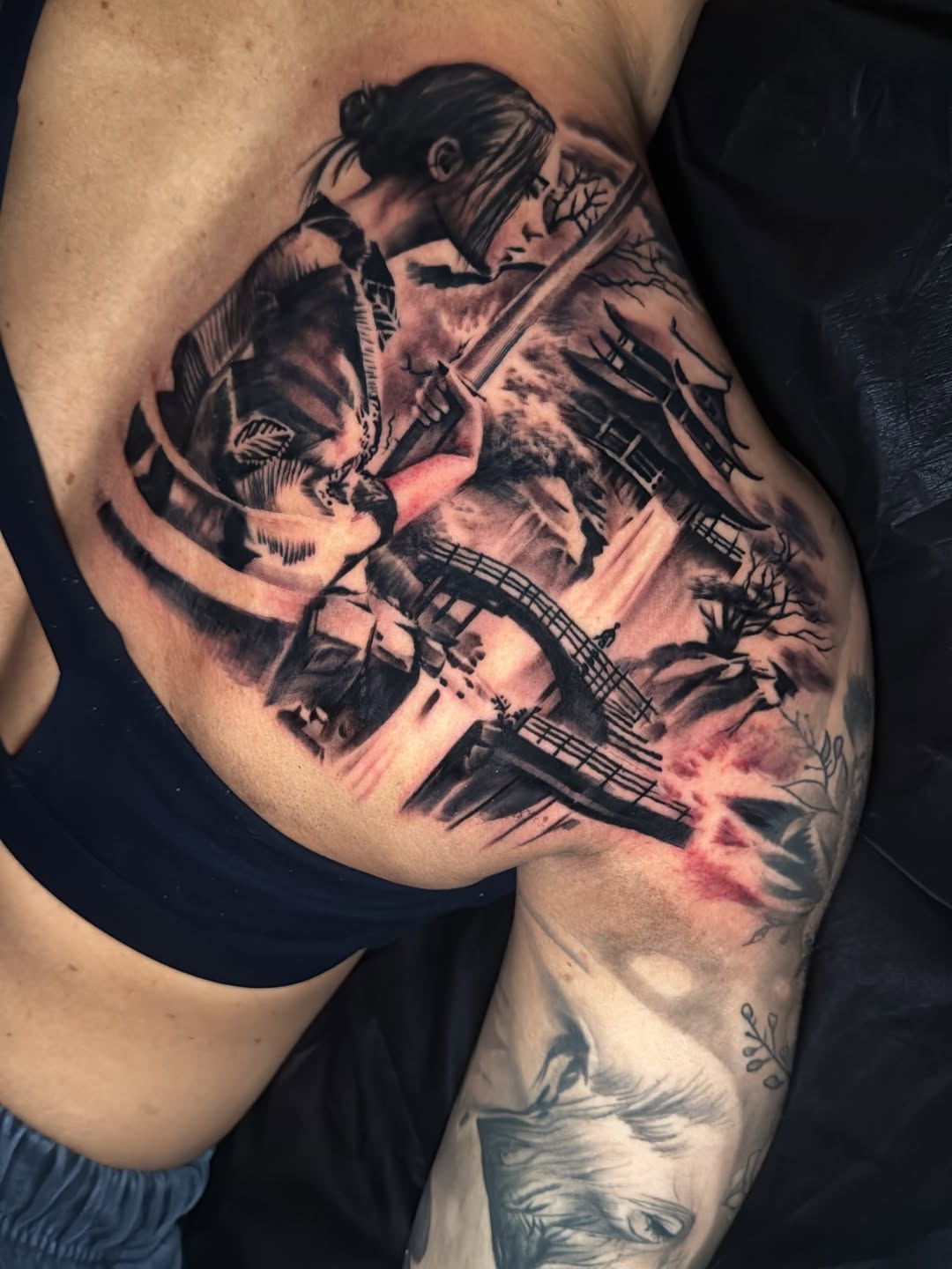 Tattoo by @crea8tive_director โ realism, black_and_grey
