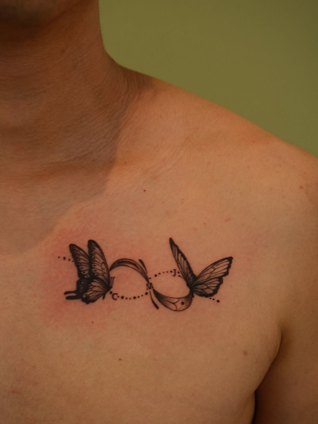 Tattoo by @numbandinked — fine_line, lettering_script
