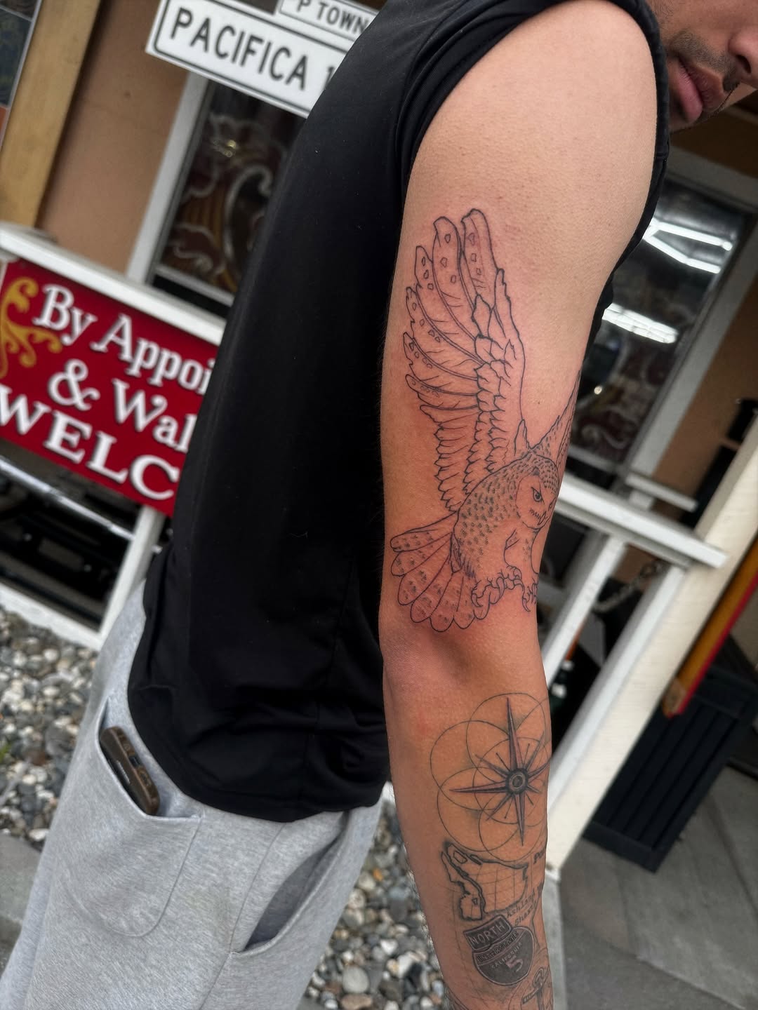 Tattoo by @ecxduzit — illustrative, black_and_grey