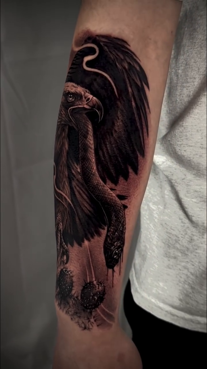 Tattoo by @drew_romero_tattoos โ realism, black_and_grey