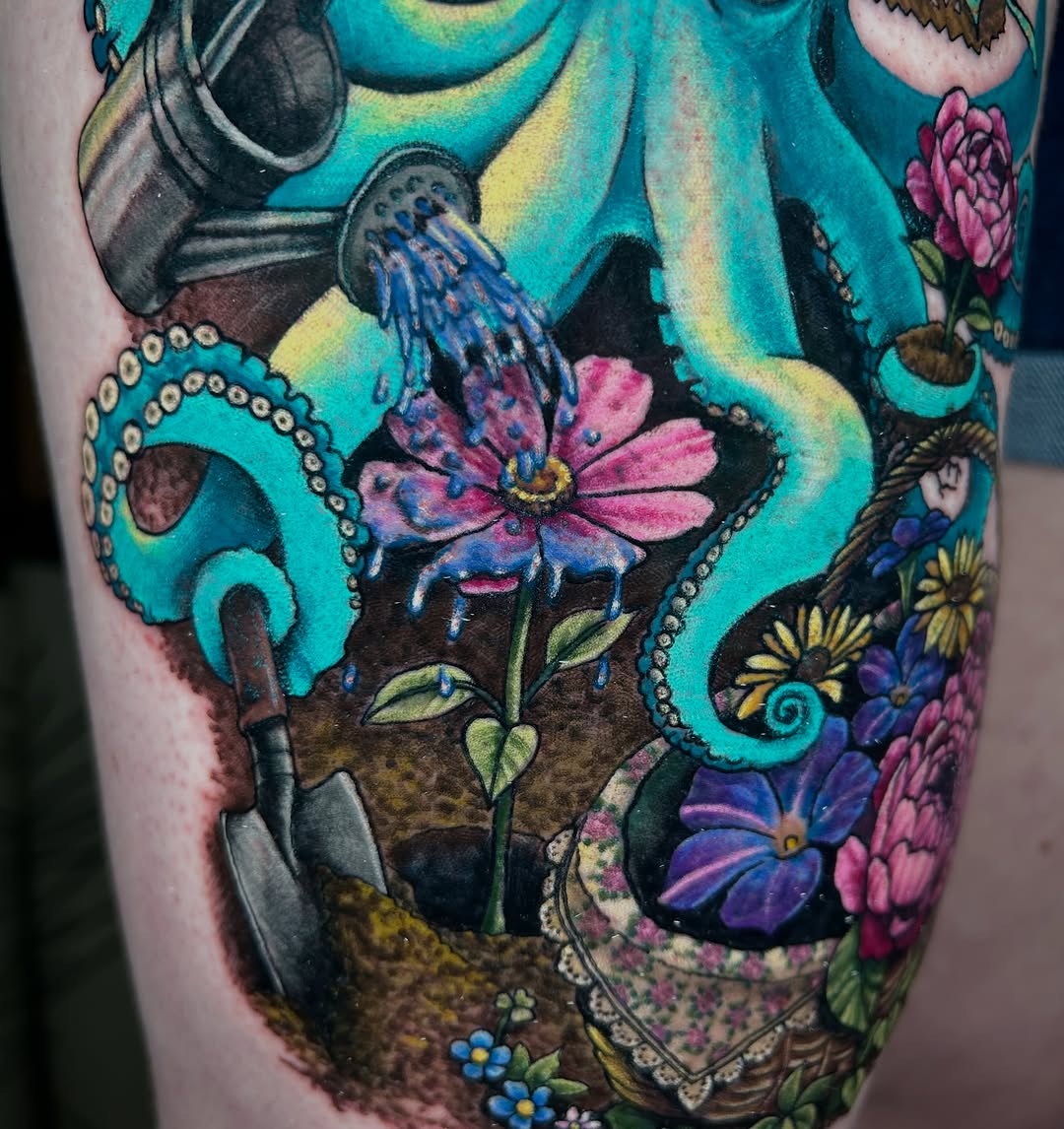 Tattoo by @paisleytattoos — illustrative, realism