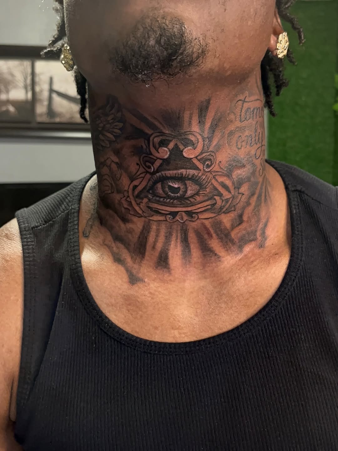 Tattoo by @xlynaeink โ black_and_grey, chicano