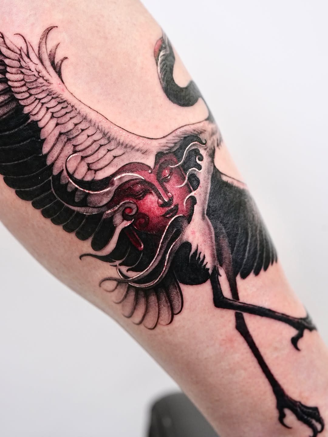 Tattoo by @a_flow_to — japanese_irezumi, black_and_grey