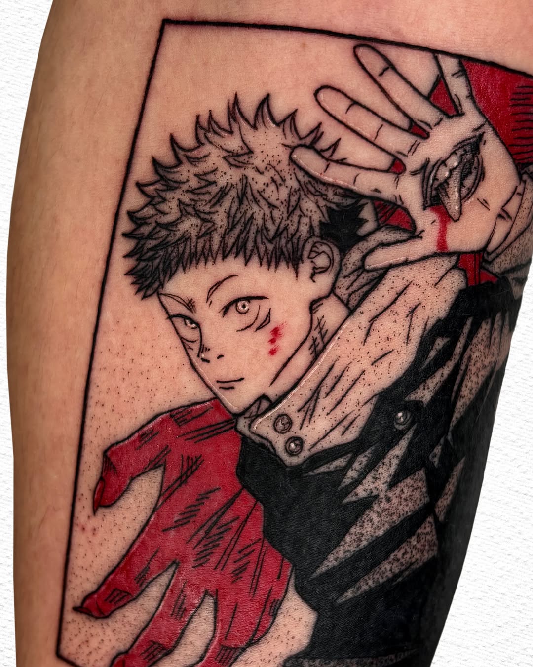 Tattoo by @ryu.inkz โ anime, illustrative