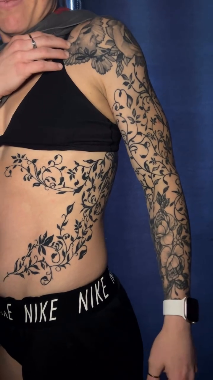 Tattoo by @marky_tattooer — illustrative, blackwork
