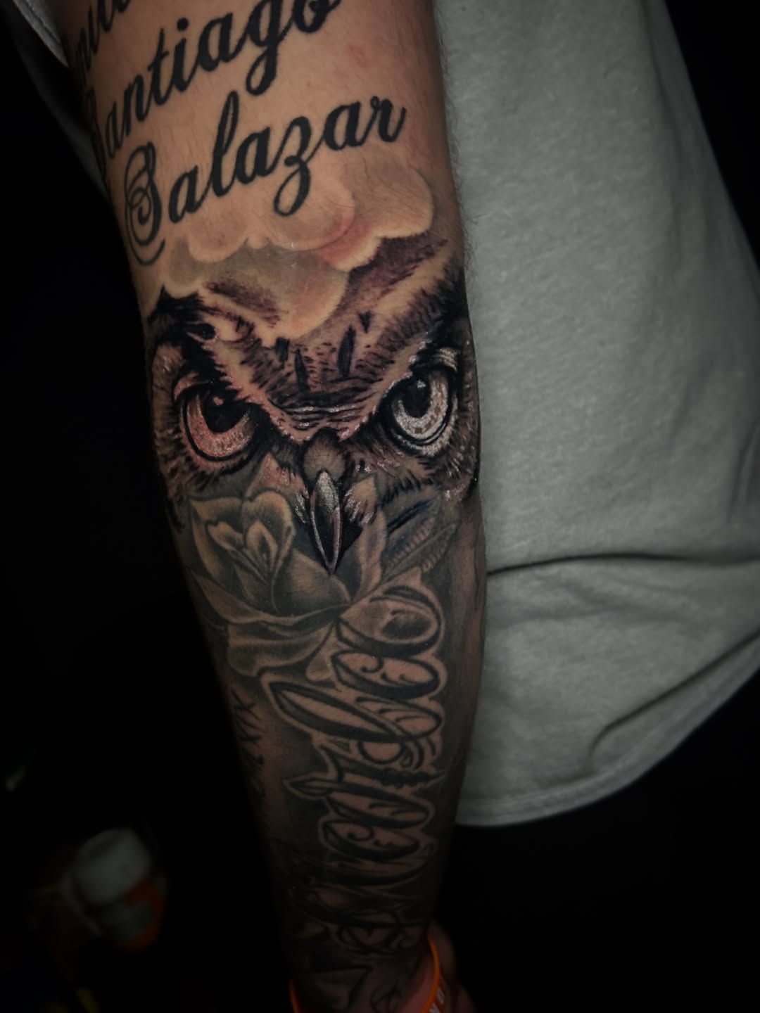 Tattoo by @marky_tattooer — realism, lettering_script