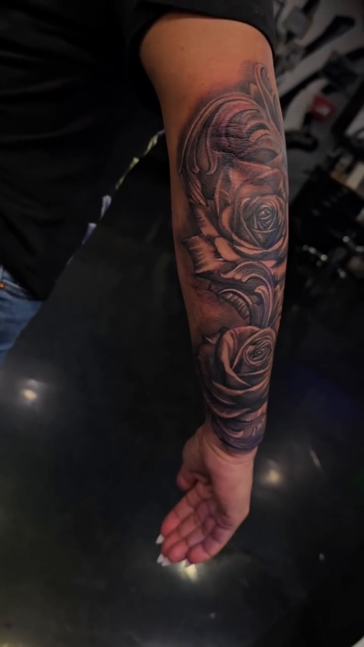 Tattoo by @fatboy562ink — black_and_grey, realism