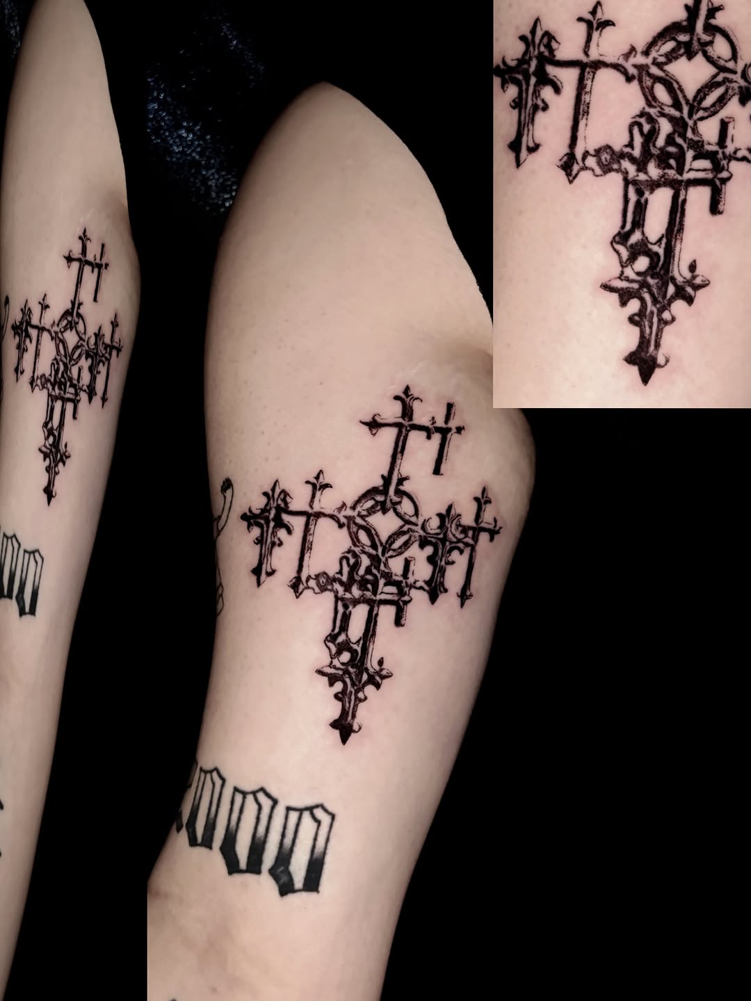 Tattoo by @stainedskintattoo — blackwork, ornamental