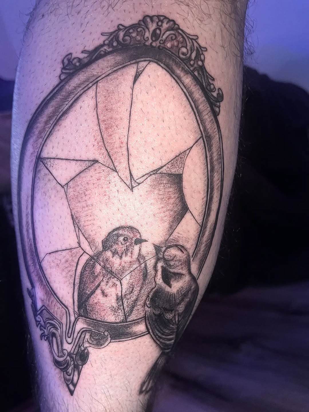 Tattoo by @zion_tattoos — black_and_grey