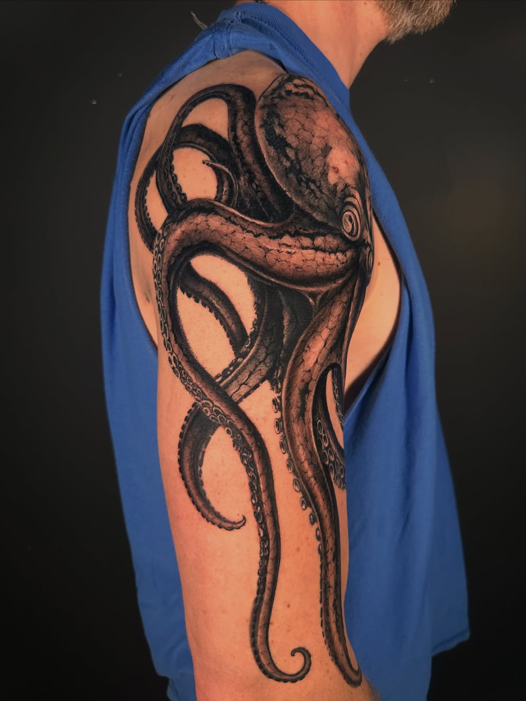 Tattoo by @loganartstudio โ realism, black_and_grey