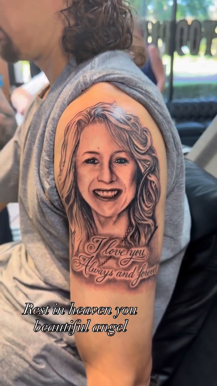 Tattoo by @skullsionink β realism, black_and_grey