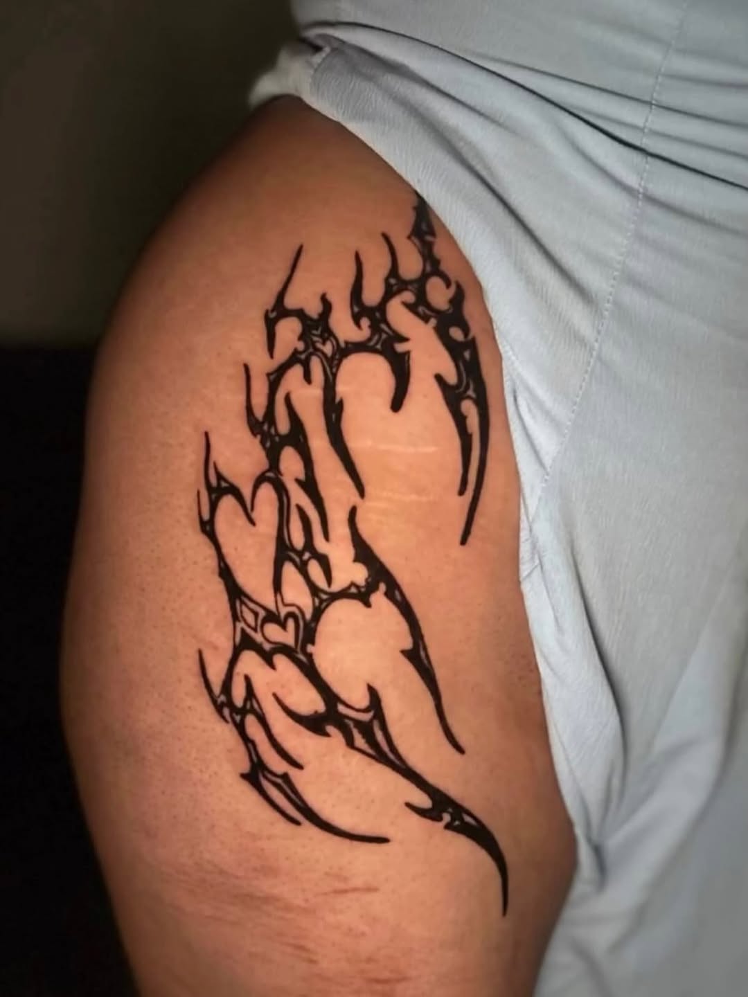 Tattoo by @elijahsdtattoos — blackwork