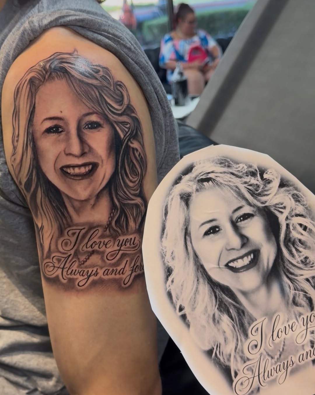 Tattoo by @skullsionink β realism, lettering_script