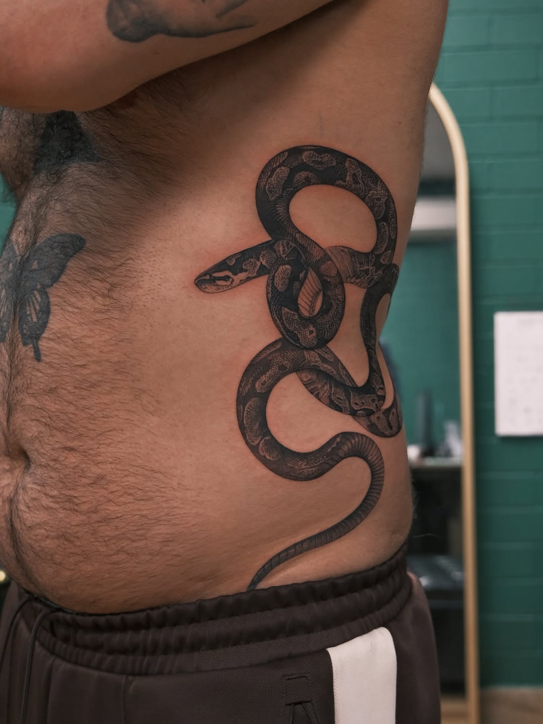 Tattoo by @choseung.ink — realism, black_and_grey