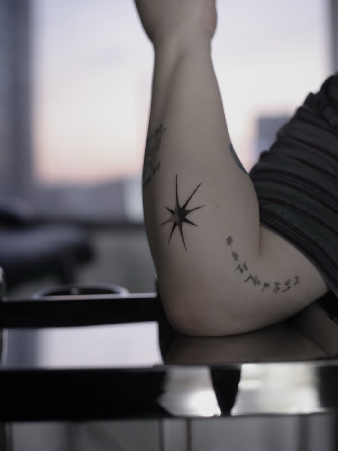 Tattoo by @b11ght — fine_line, blackwork