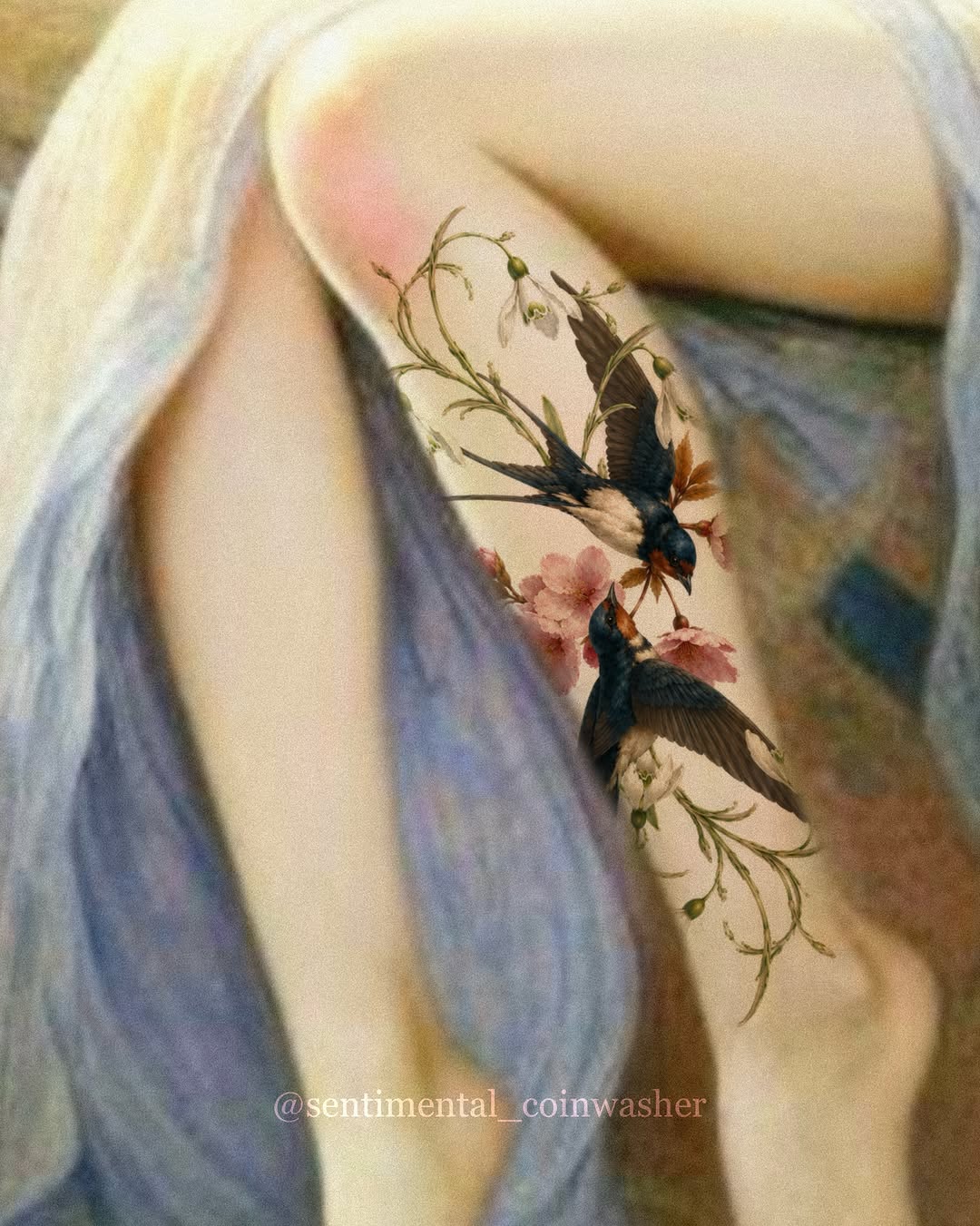 Tattoo by @sentimental_coinwasher โ realism, fine_line