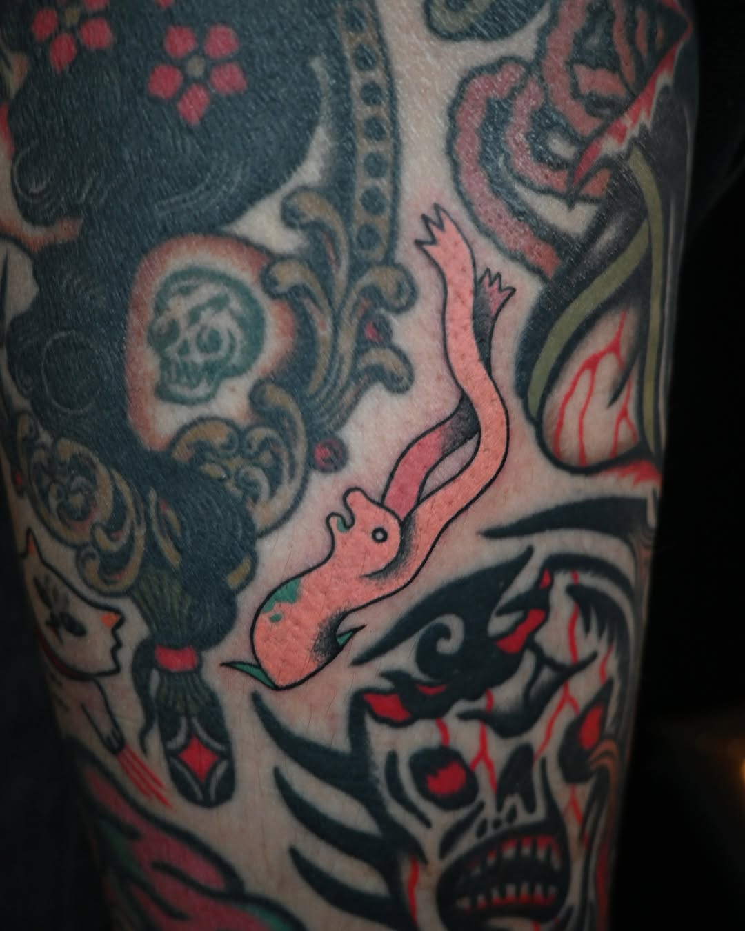 Tattoo by @gg_was_shocked — american_traditional, new_school