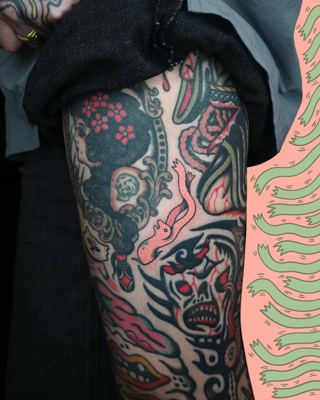 Tattoo by @gg_was_shocked — american_traditional, neo_traditional