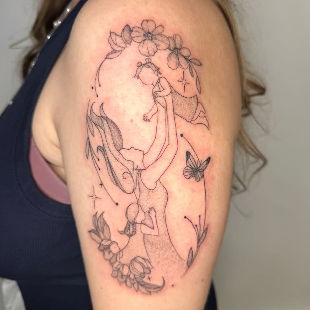 Tattoo by @angela.nichole.ink — fine_line, illustrative