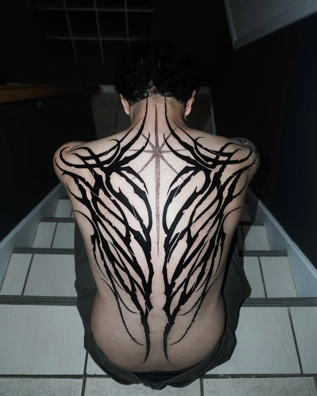 Tattoo by @dock.artt — blackwork, geometric