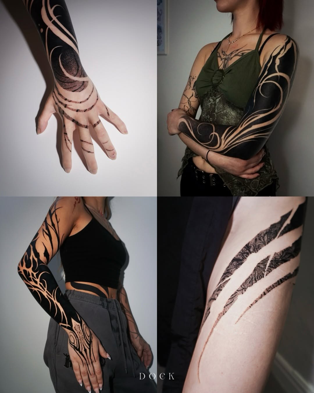Tattoo by @dock.artt — blackwork, ornamental