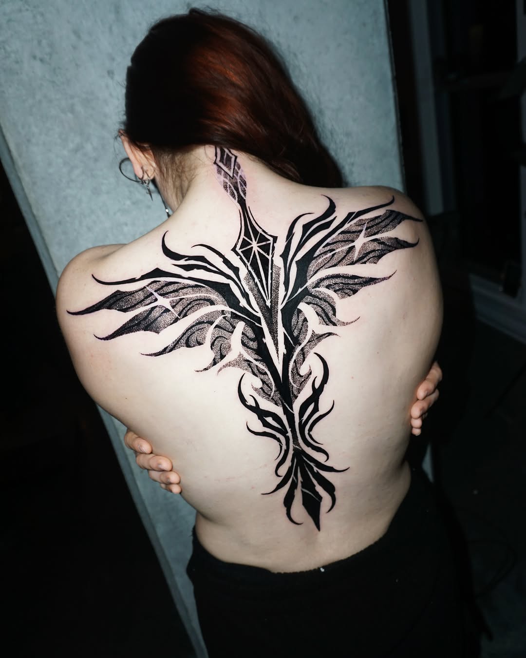 Tattoo by @dock.artt — blackwork, dotwork