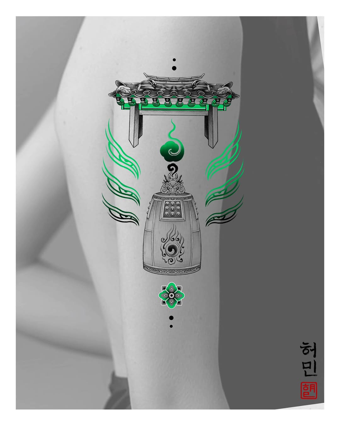 Tattoo by @hermin_tattoo โ geometric