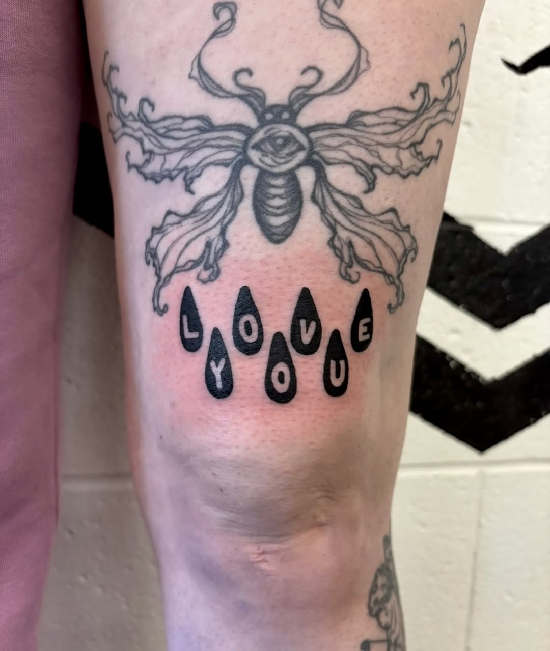 Tattoo by @lil_stinker_5000 — lettering_script