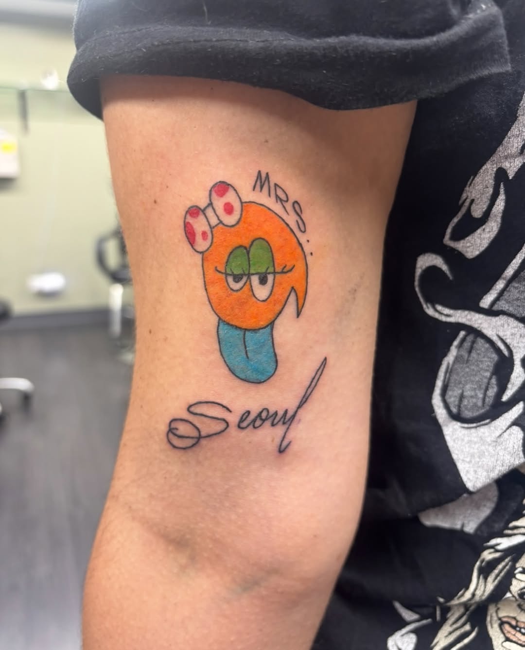 Tattoo by @gabewhatsyourinsta — new_school, lettering_script