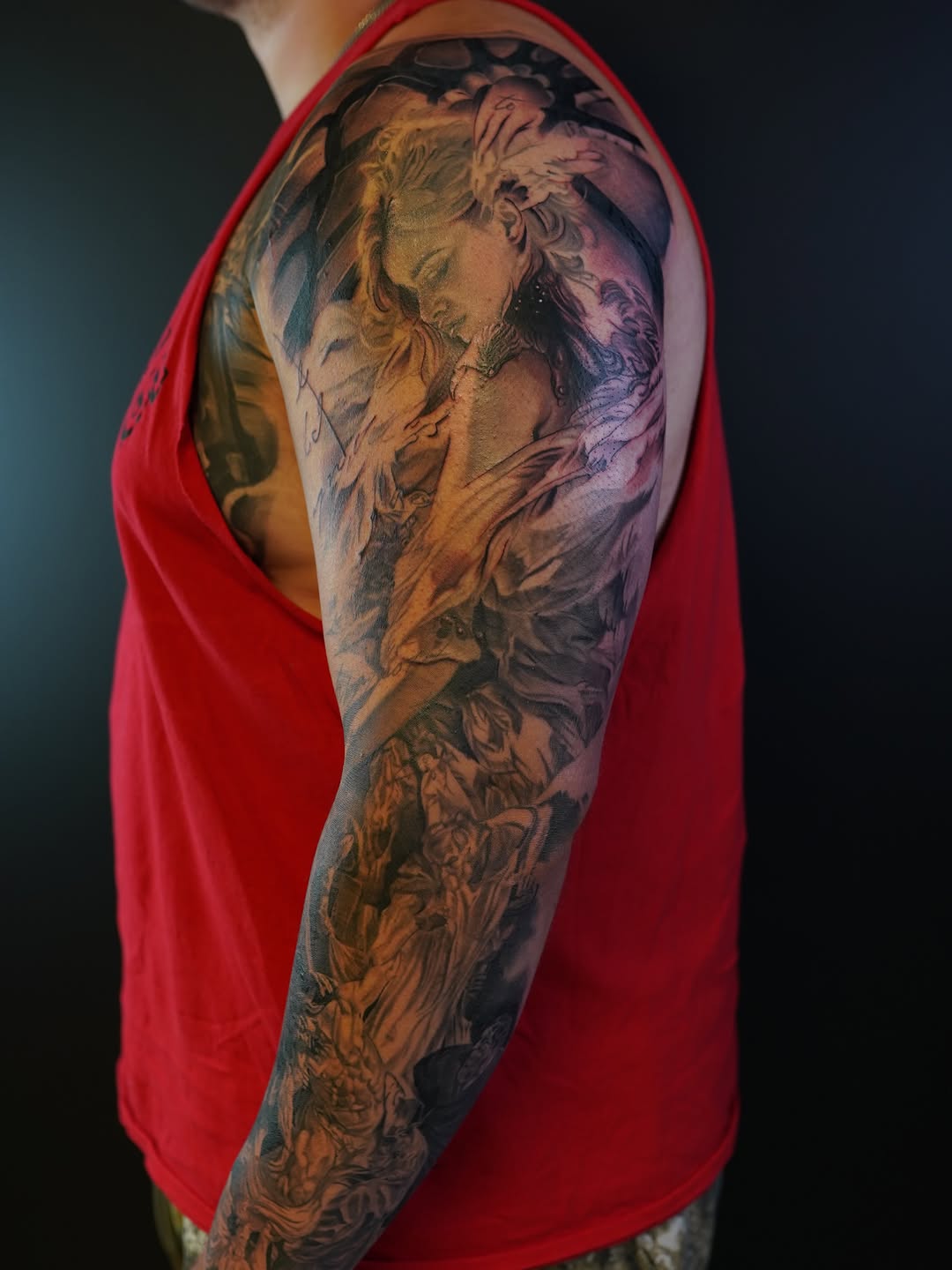 Tattoo by @rudeink — realism, dark_realism