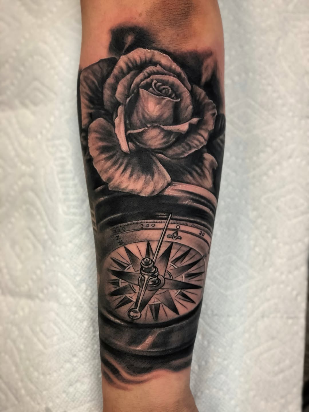 Tattoo by @danfisherart โ realism, black_and_grey