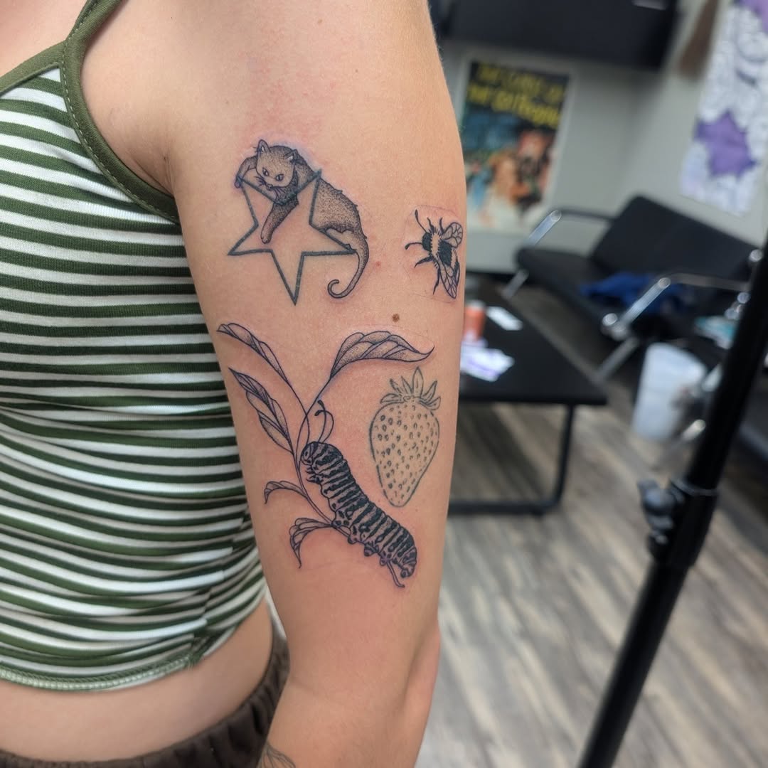 Tattoo by @taliaz_tattoos โ fine_line
