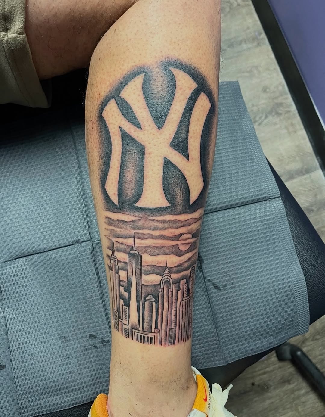 Tattoo by @inkbymark904 — black_and_grey