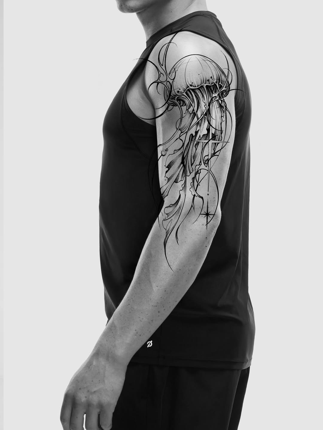 Tattoo by @iamrafaelart — illustrative, black_and_grey