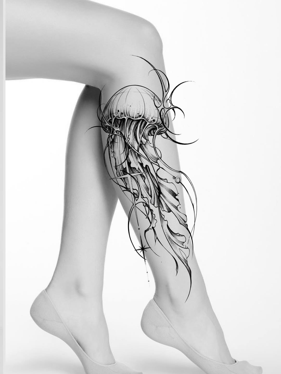 Tattoo by @iamrafaelart — illustrative, black_and_grey