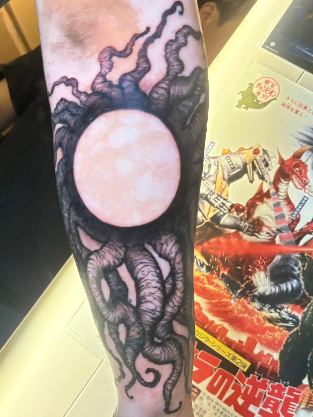 Tattoo by @alextwk.tattoo — black_and_grey, dark_realism