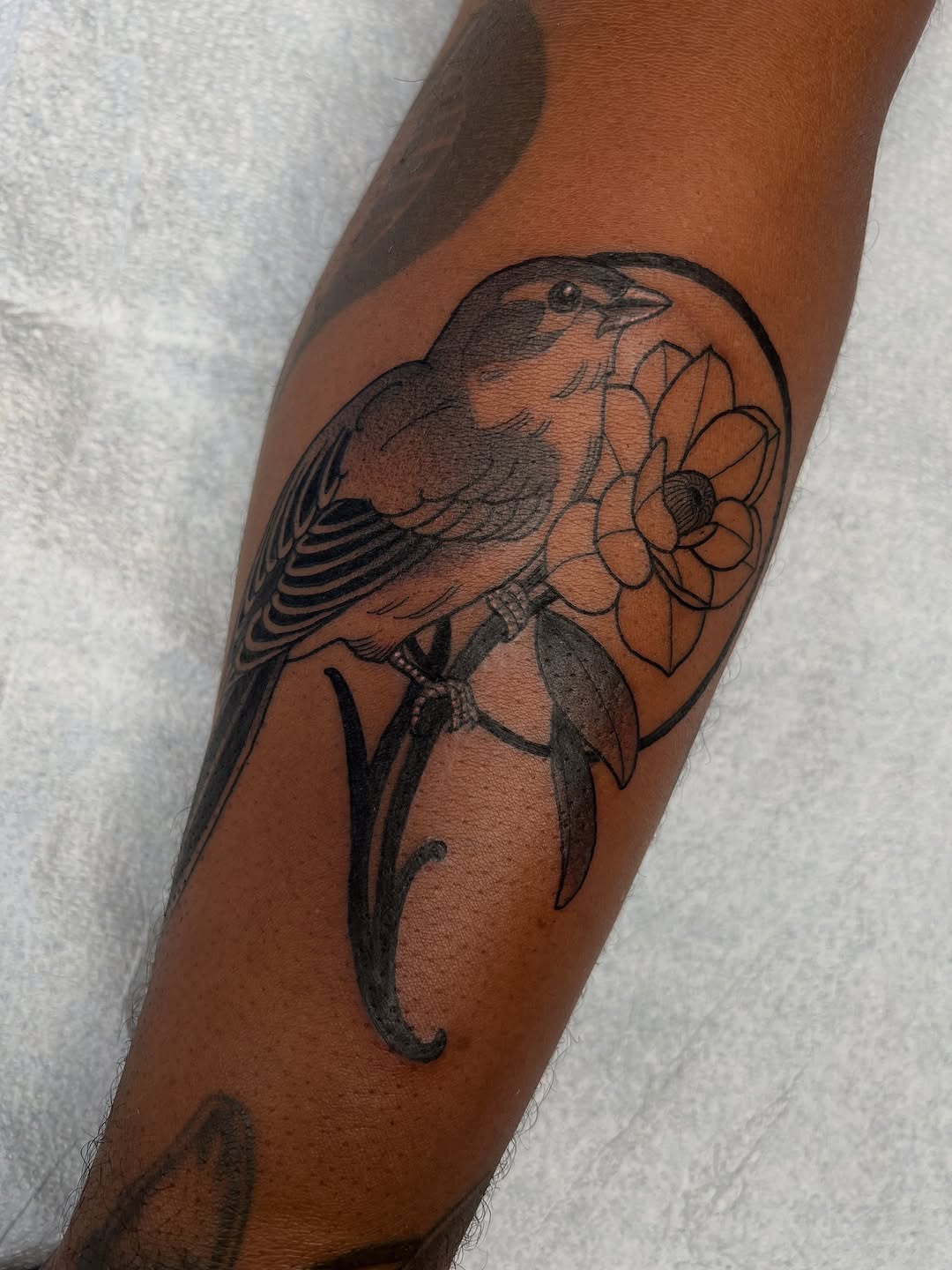 Tattoo by @moresoultattoo — illustrative, black_and_grey