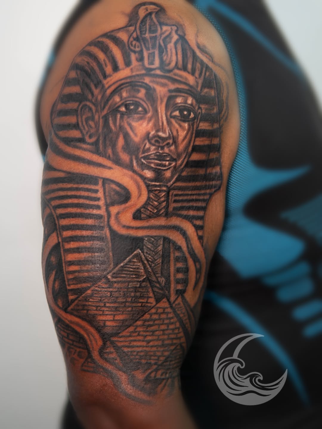 Tattoo by @custard1992tattoos — realism, black_and_grey