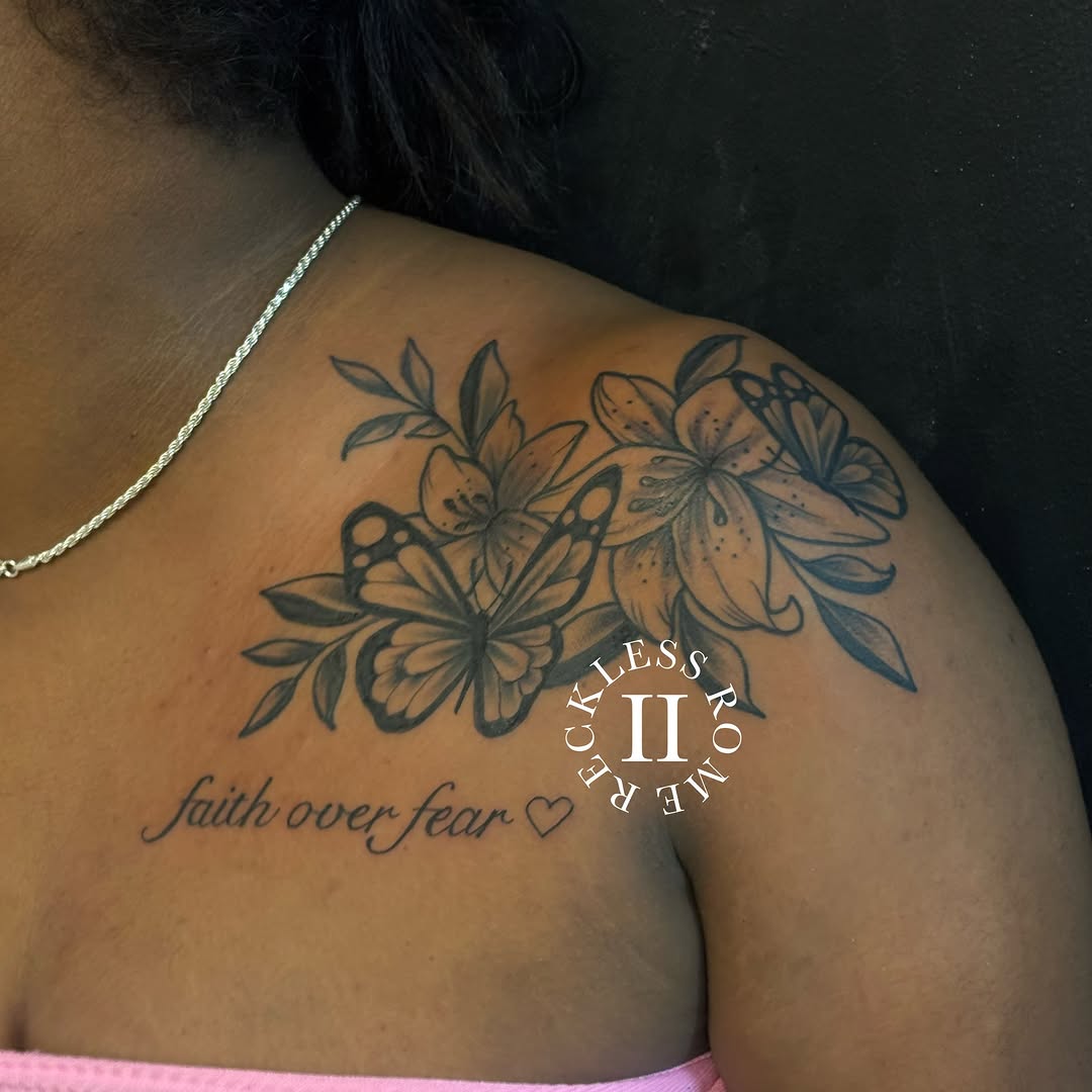 Tattoo by @2reckless__rome — black_and_grey