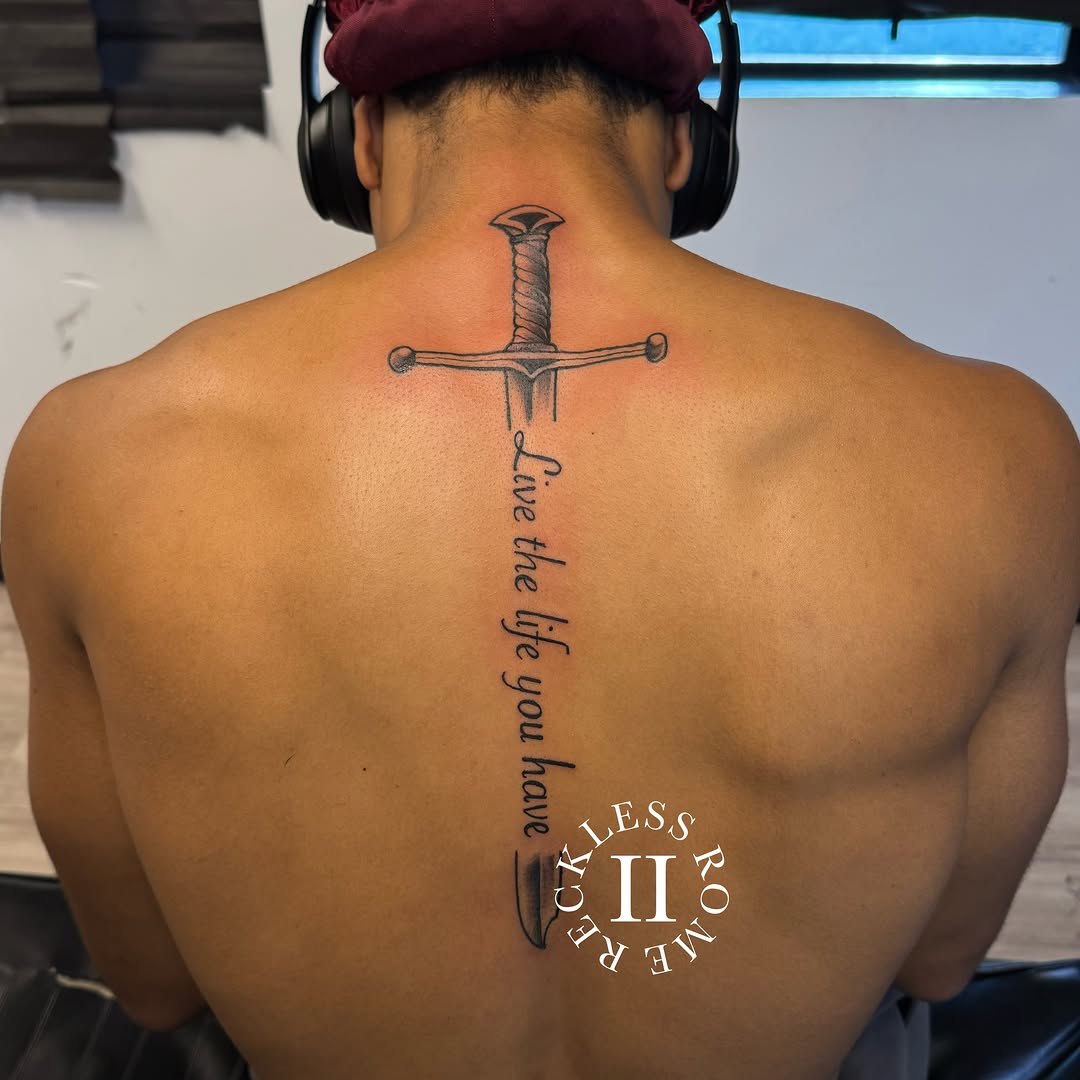 Tattoo by @2reckless__rome — lettering_script