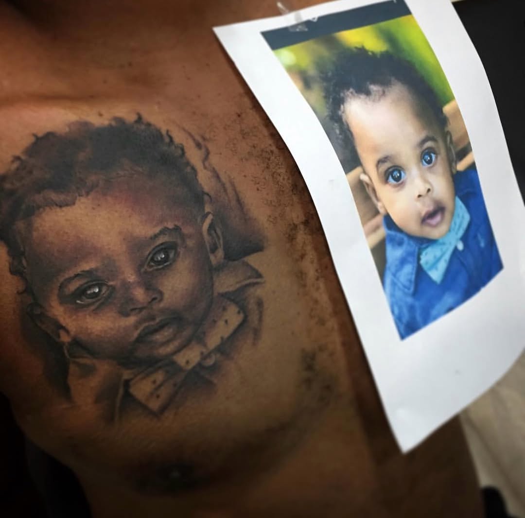 Tattoo by @explicitartdevin — realism, black_and_grey