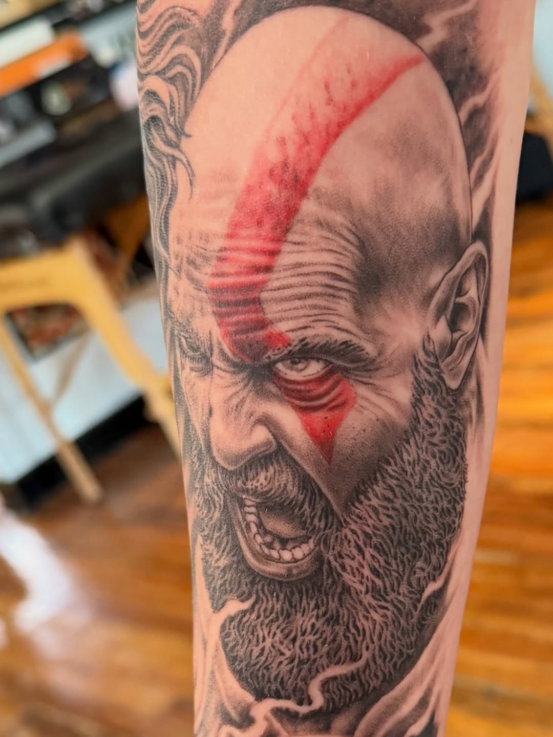 Tattoo by @vincedibiasotattoos — realism, dark_realism