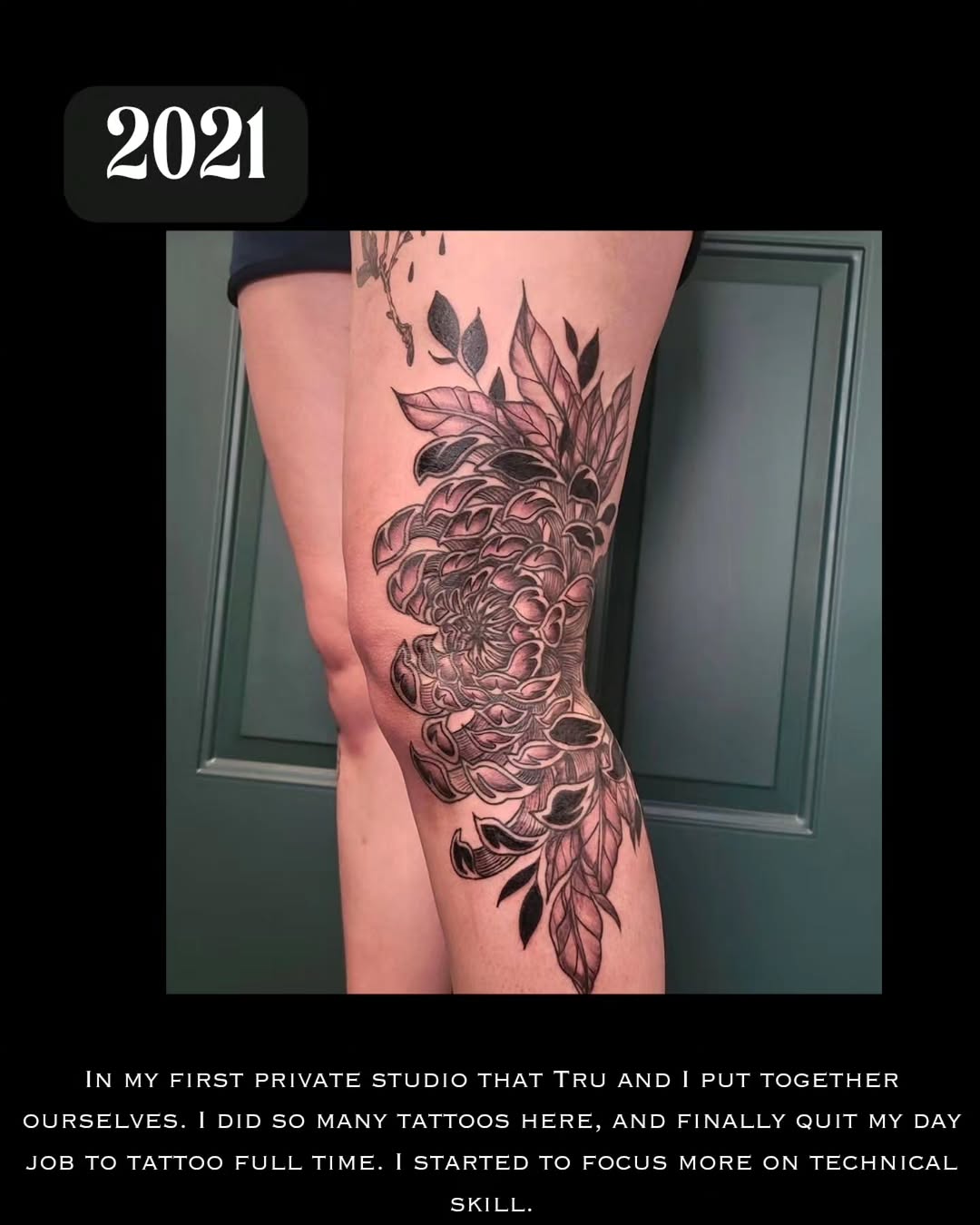 Tattoo by @graywashtash — black_and_grey