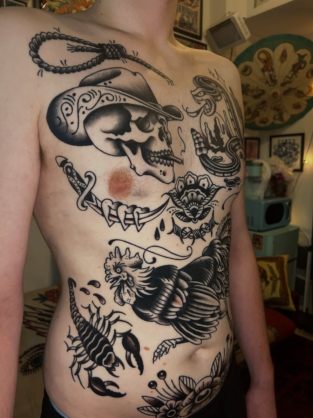 Tattoo by @tattoosbyolivia — american_traditional, illustrative