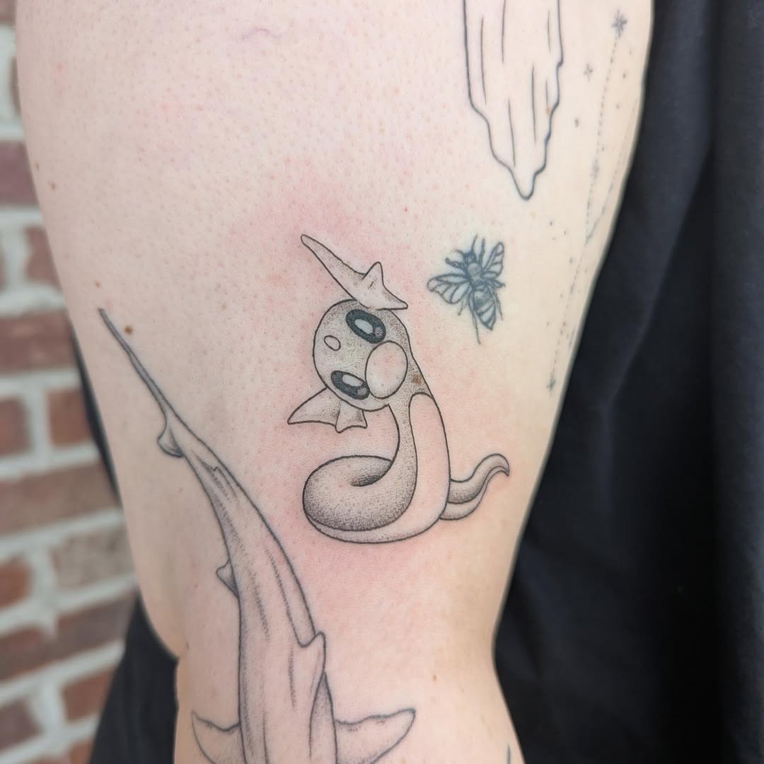 Tattoo by @colormemegantattoos — fine_line, dotwork