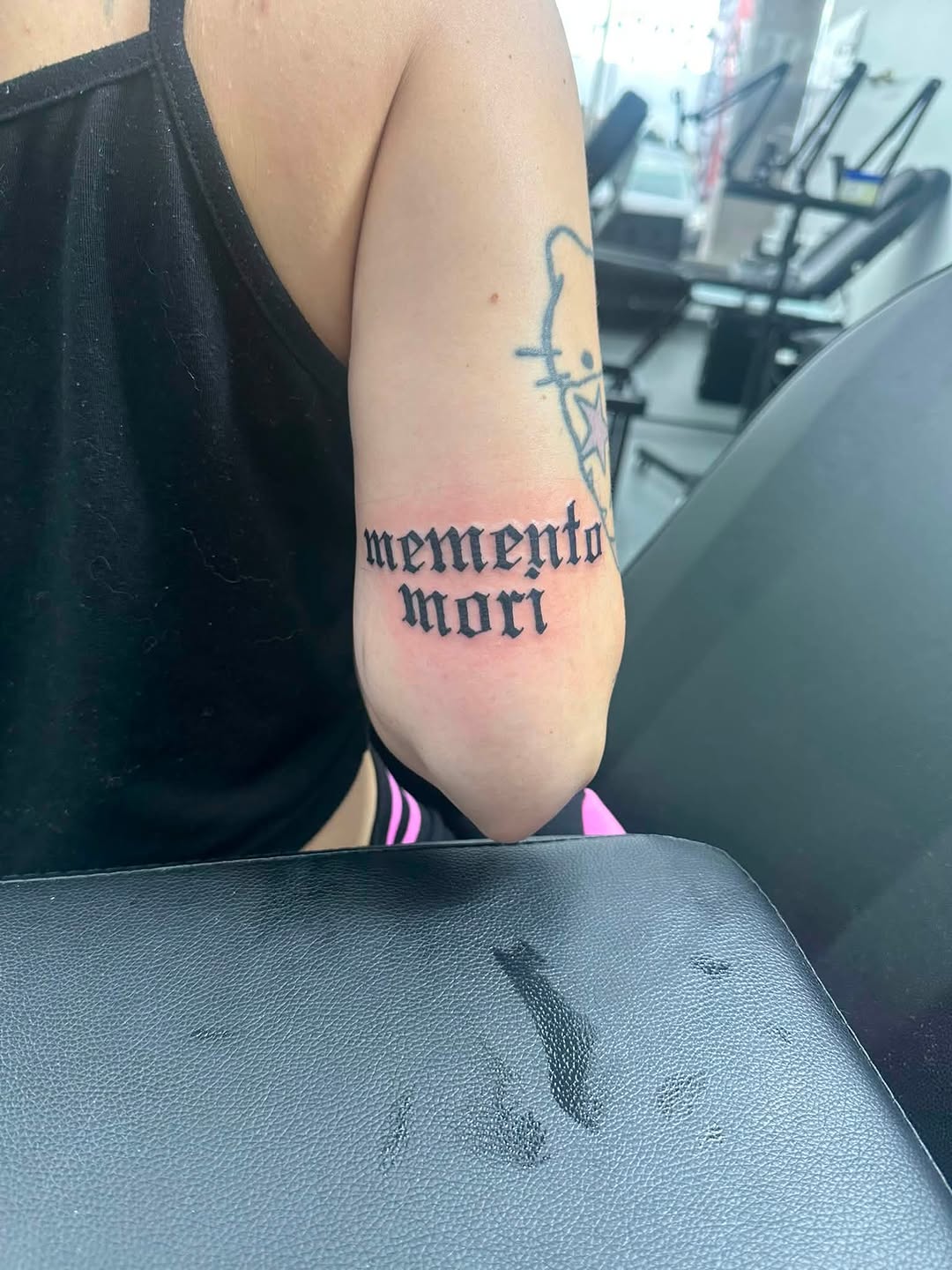 Tattoo by @tattoo_brian_3 — lettering_script, blackwork
