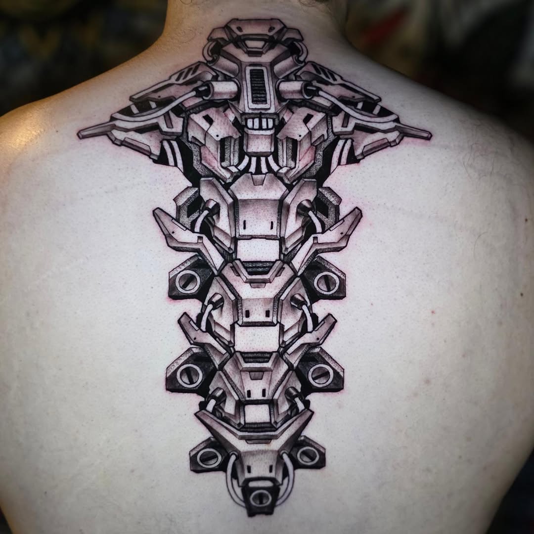Tattoo by @coryhandtattoos โ black_and_grey, geometric