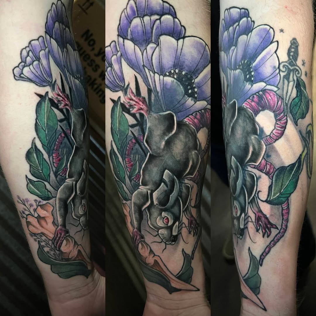 Tattoo by @poppet.arts — neo_traditional, realism