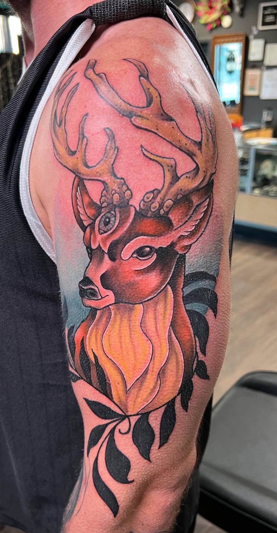 Tattoo by @poppet.arts — neo_traditional, realism